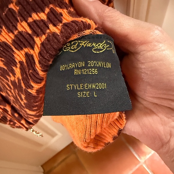 Vintage EdHARDY Black Embroidered Boots (2000) - Picture 4 of 9